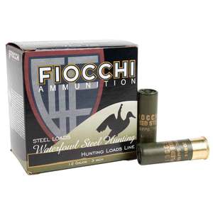 Fiocchi Speed Steel 12 Gauge 3in #1 1-1/8oz Waterfowl Shotshells - 25 Rounds