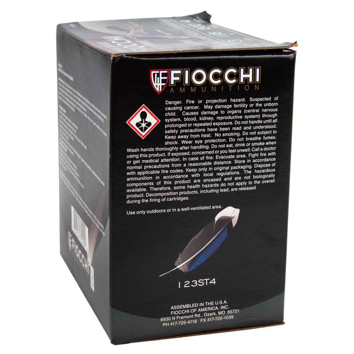 Fiocchi Speed Steel 12 Gauge 3in #4 1-1/8oz Shotshells - 25 Rounds Fiocchi Speed Steel 12 Gauge 3in #4 1-1/8oz Shotshells - 25 Rounds
