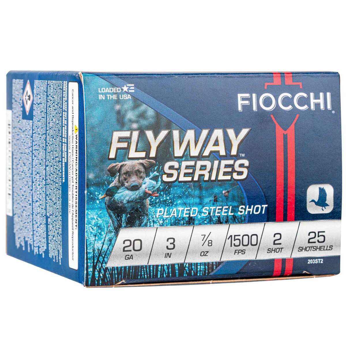 Fiocchi Speed Steel 20 Gauge 3in #2 7/8oz Waterfowl Shotshells - 25 Rounds Fiocchi Speed Steel 20 Gauge 3in #2 7/8oz Waterfowl Shotshells - 25 Rounds
