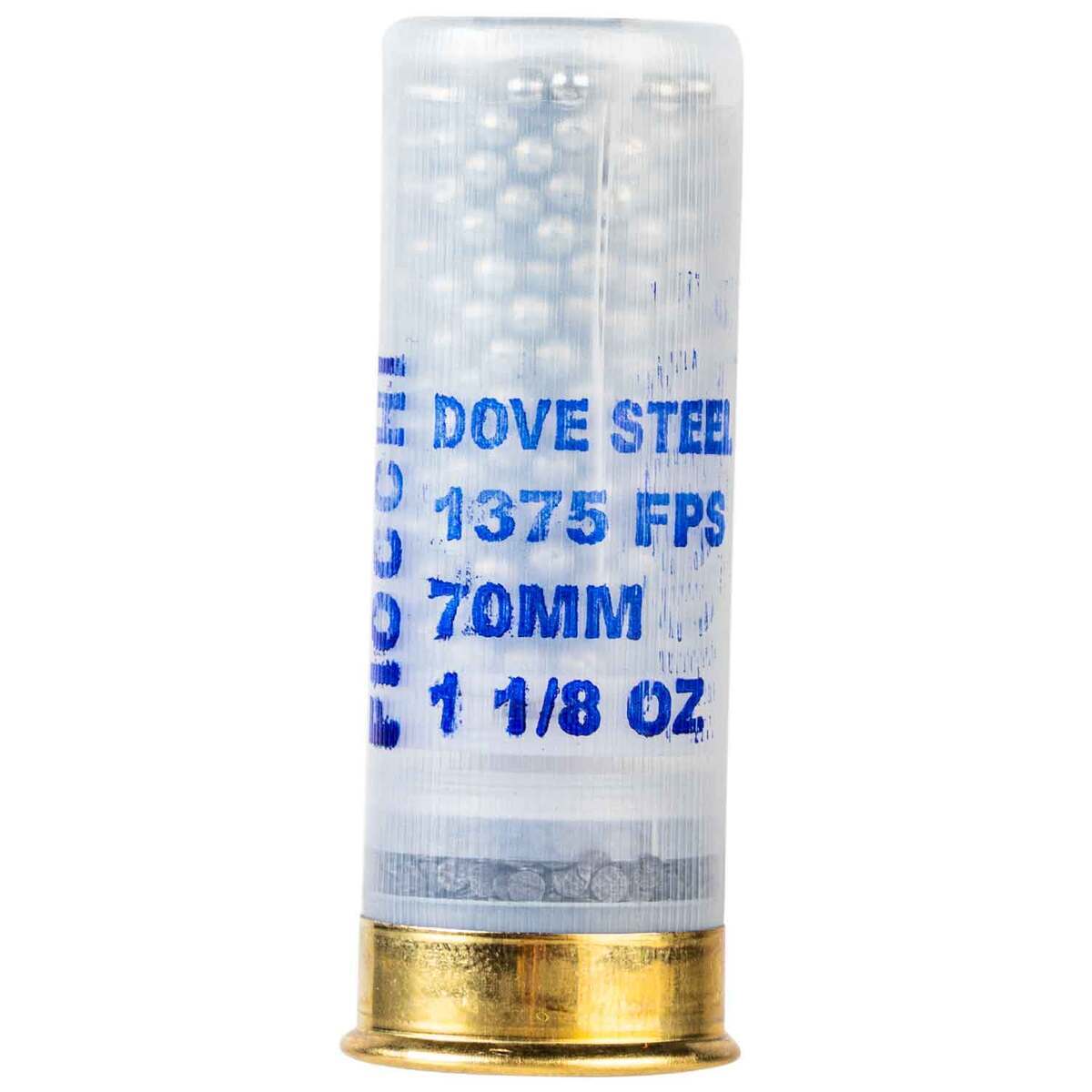 Fiocchi Steel Dove Loads 12 Gauge 2-3/4in #7 1-1/8oz Upland Shotshells - 25 Rounds Fiocchi Steel Dove Loads 12 Gauge 2-3/4in #7 1-1/8oz Upland Shotshells - 25 Rounds