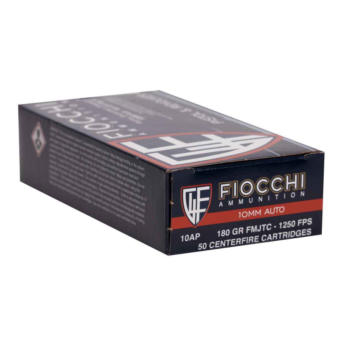 Fiocchi Training Dynamics 10mm Auto 180gr FMJTC Handgun Ammo - 50 Rounds Fiocchi Training Dynamics 10mm Auto 180gr FMJTC Handgun Ammo - 50 Rounds