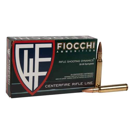 Fiocchi Training Dynamics 30-06 Springfield 150gr FMJ BT Rifle Ammo Ammo - 20 Rounds 20 Rounds Ammo