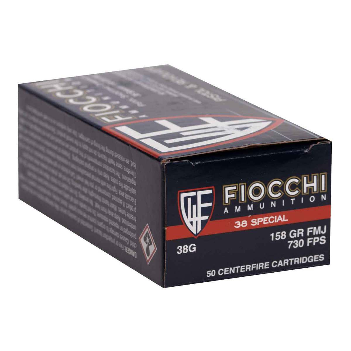 Fiocchi Training Dynamics 38 Special 158gr FMJ Handgun Ammo - 50 Rounds Fiocchi Training Dynamics 38 Special 158gr FMJ Handgun Ammo - 50 Rounds