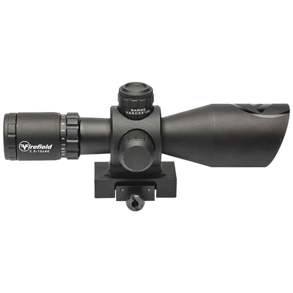 Fire Field Scops Firefield Barrage 2.5-10x 40mm Rifle Scope - Illuminated Dual Green/Red ...