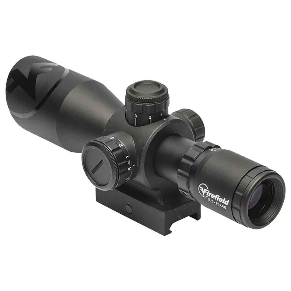 Firefield Barrage 2.5-10x 40mm Rifle Scope - Illuminated Dual Green/Red Mil-Dot - Black Firefield Barrage 2.5-10x 40mm Rifle Scope - Illuminated Dual Green/Red Mil-Dot - Black