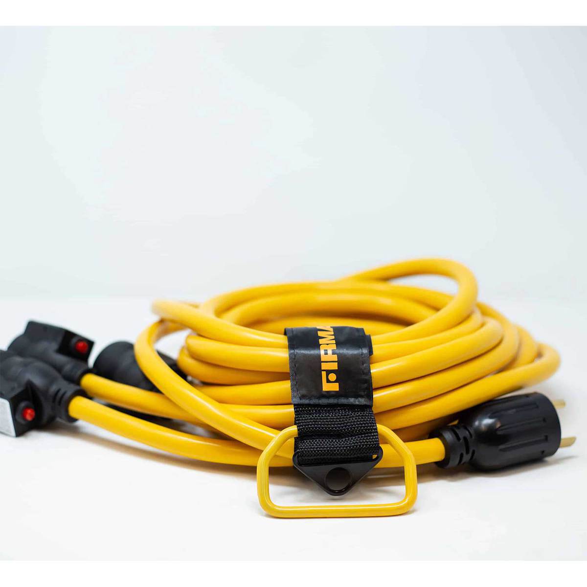 FIRMAN 1101 25 ft Tri-Power Cord 10 Gauge - TT-30P 30AMP TO 5-20RX3 - Yellow FIRMAN 1101 25 ft Tri-Power Cord 10 Gauge - TT-30P 30AMP TO 5-20RX3 - Yellow