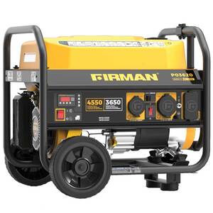 FIRMAN P03620 4550/3650 Watts Portable Gas Generator