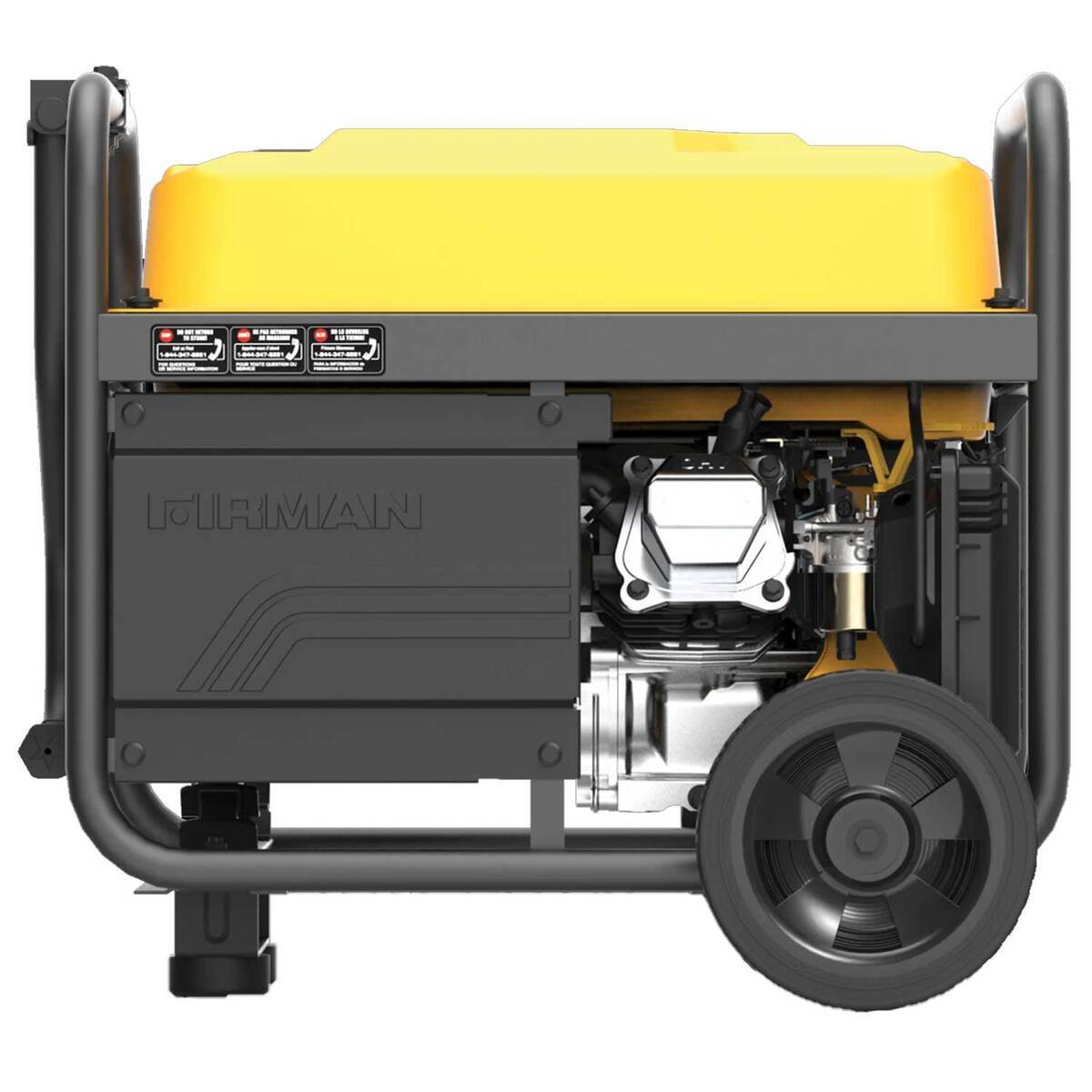 FIRMAN P03620 4550/3650 Watts Portable Gas Generator - Yellow/Black FIRMAN P03620 4550/3650 Watts Portable Gas Generator - Yellow/Black
