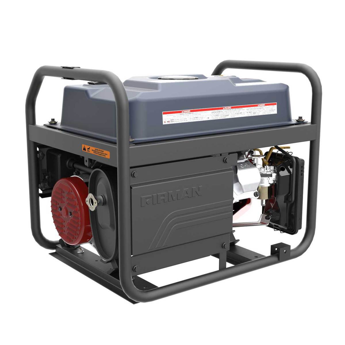 FIRMAN P03618 4550/3650 Watts Portable Gas Generator - Red / White / Blue FIRMAN P03618 4550/3650 Watts Portable Gas Generator - Red / White / Blue