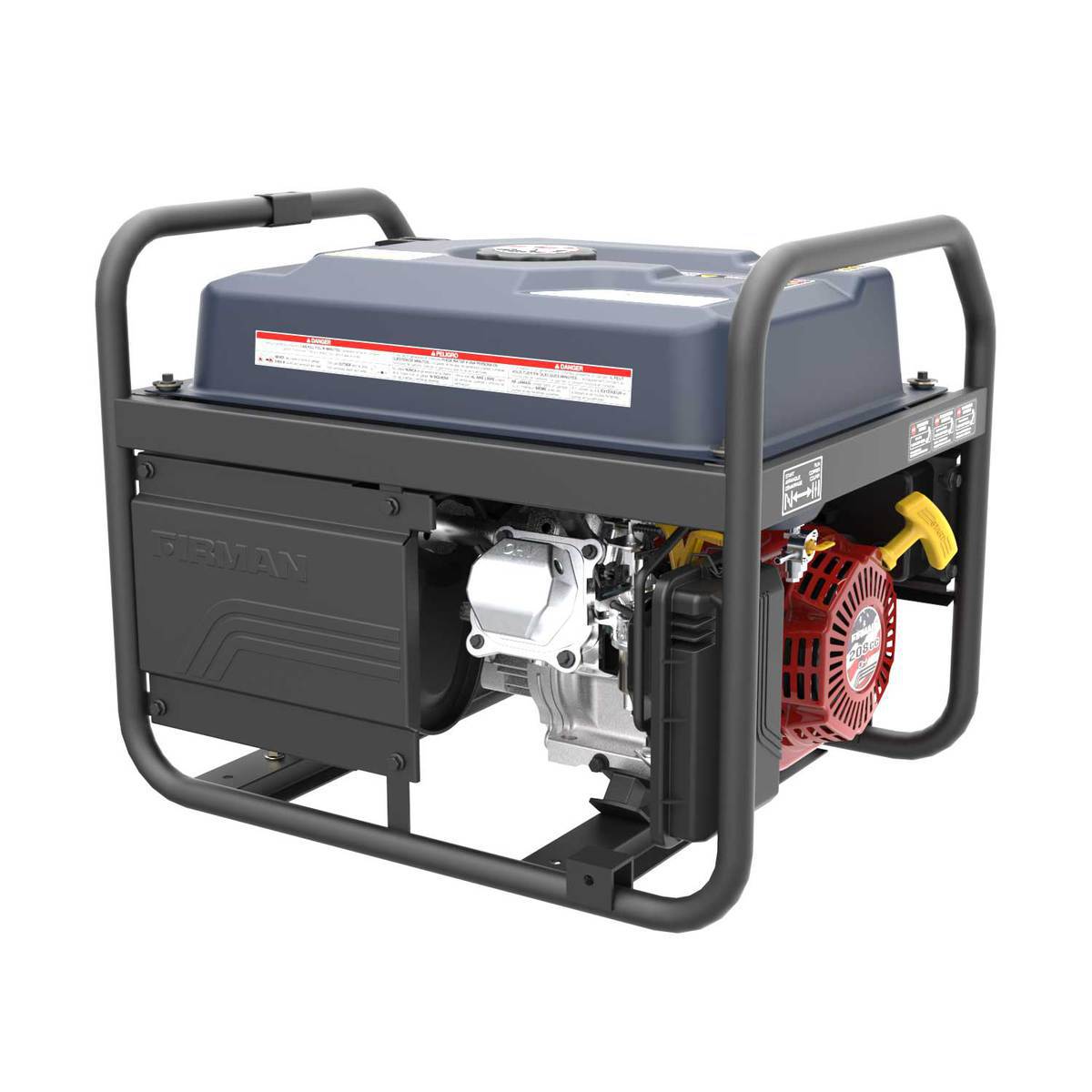 FIRMAN P03618 4550/3650 Watts Portable Gas Generator - Red / White / Blue FIRMAN P03618 4550/3650 Watts Portable Gas Generator - Red / White / Blue