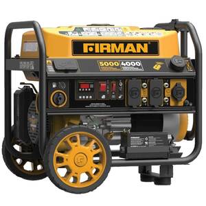 FIRMAN P04001 5000/4000 Watts Remote Start Portable Gas Generator - 49 State FIRMAN P04001 5000/4000 Watts Remote Start Portable Gas Generator - 49 State