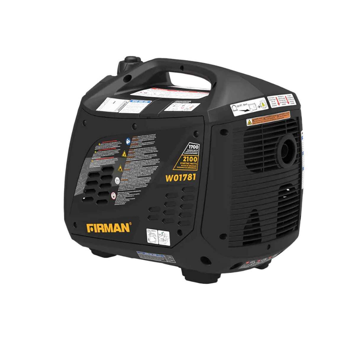 FIRMAN W01781 2100/1700 Watts Inverter Generator - Black/Yellow FIRMAN W01781 2100/1700 Watts Inverter Generator - Black/Yellow