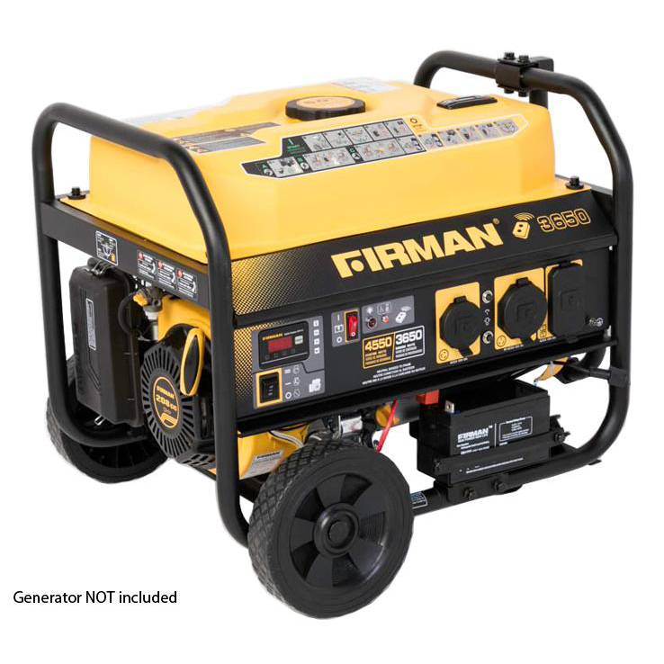 FIRMAN Wheel Kit for 3650 Watt Portable Generators - Black FIRMAN Wheel Kit for 3650 Watt Portable Generators - Black
