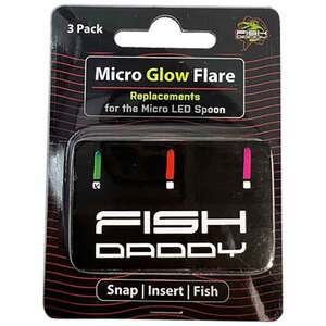 Fish Daddy Micro Glow Flare Replacements - Green Glow