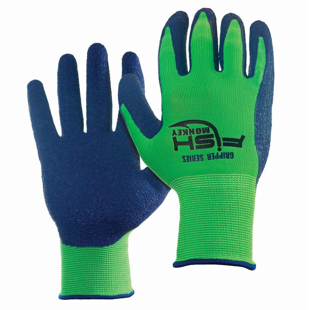 Fish Monkey All Purpose Gripper Glove - Green/Royal Blue - L/XL - Green/Royal Blue L/XL Fish Monkey All Purpose Gripper Glove - Green/Royal Blue - L/XL - Green/Royal Blue L/XL