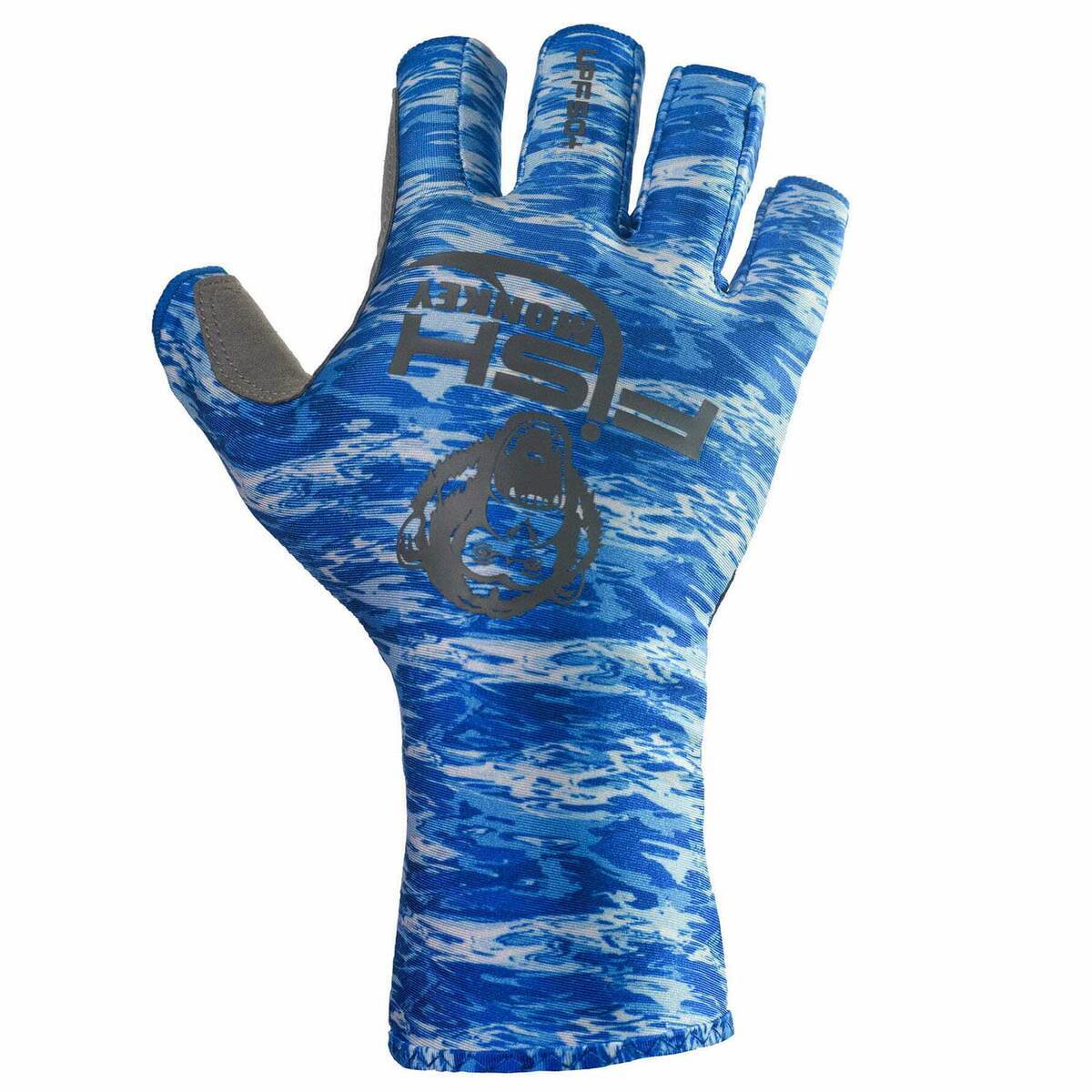 Fish Monkey Men's Half Finger Guide Fishing Fingerless Gloves Fish Monkey Men's Half Finger Guide Fishing Fingerless Gloves