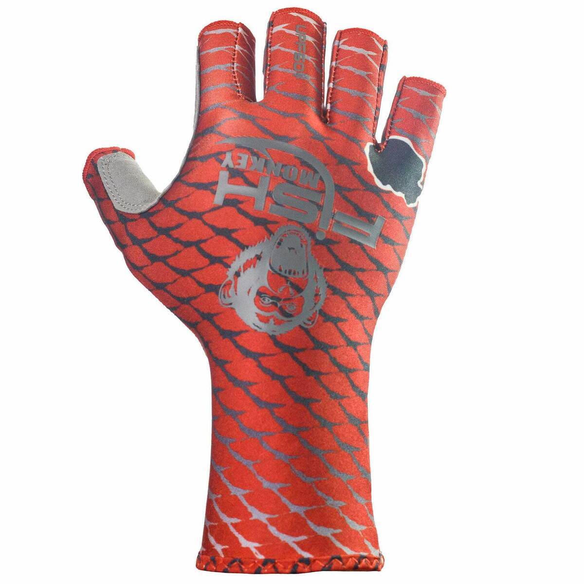 Fish Monkey Men's Half Finger Guide Fishing Fingerless Gloves Fish Monkey Men's Half Finger Guide Fishing Fingerless Gloves