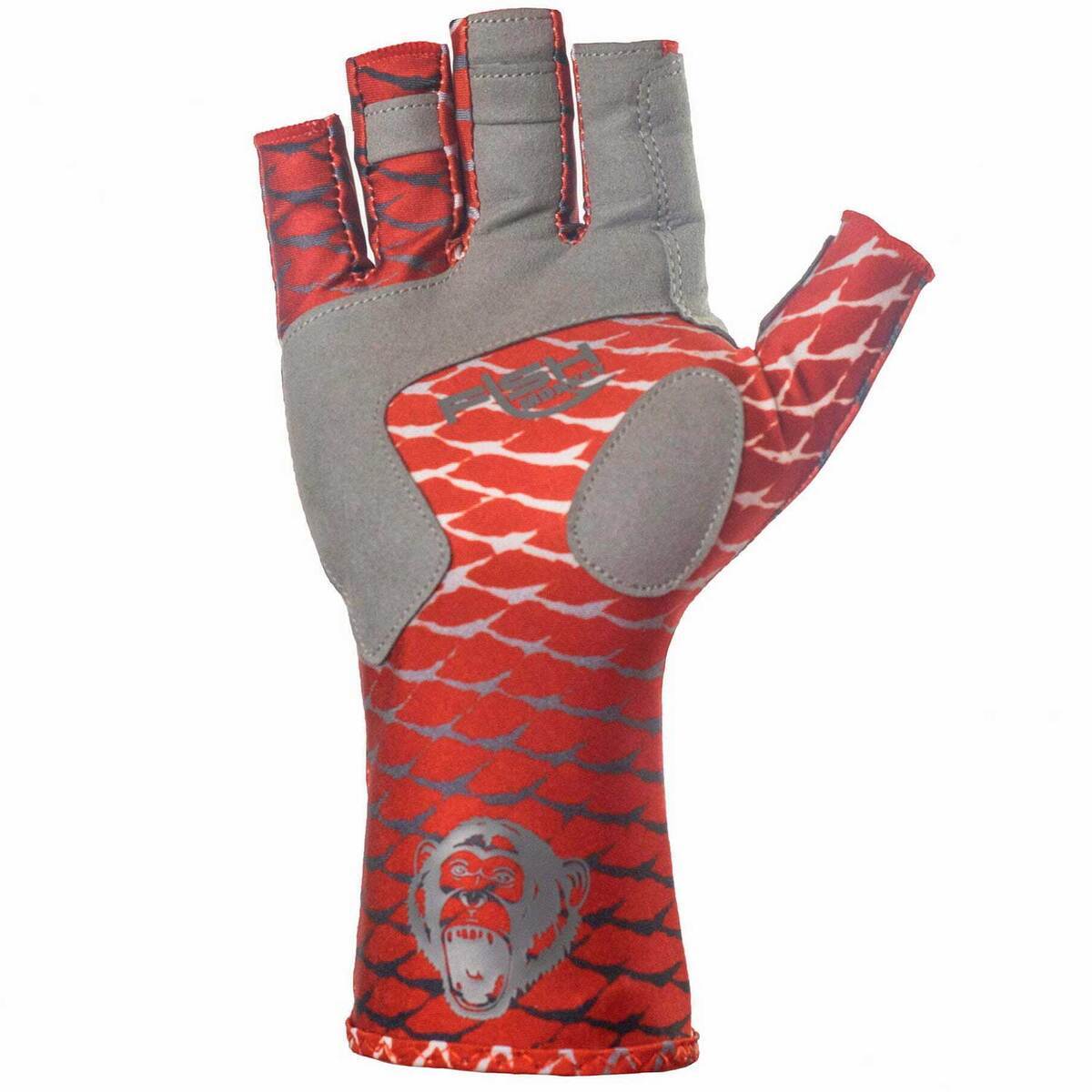Fish Monkey Men's Half Finger Guide Fishing Fingerless Gloves Fish Monkey Men's Half Finger Guide Fishing Fingerless Gloves