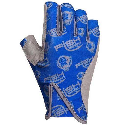 Fish Monkey Men’s Pro 365 Guide Fishing Fingerless Gloves – Dolphin L