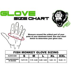 Fish Monkey Pro 365 Guide Fingerless Glove - Neon Green - L