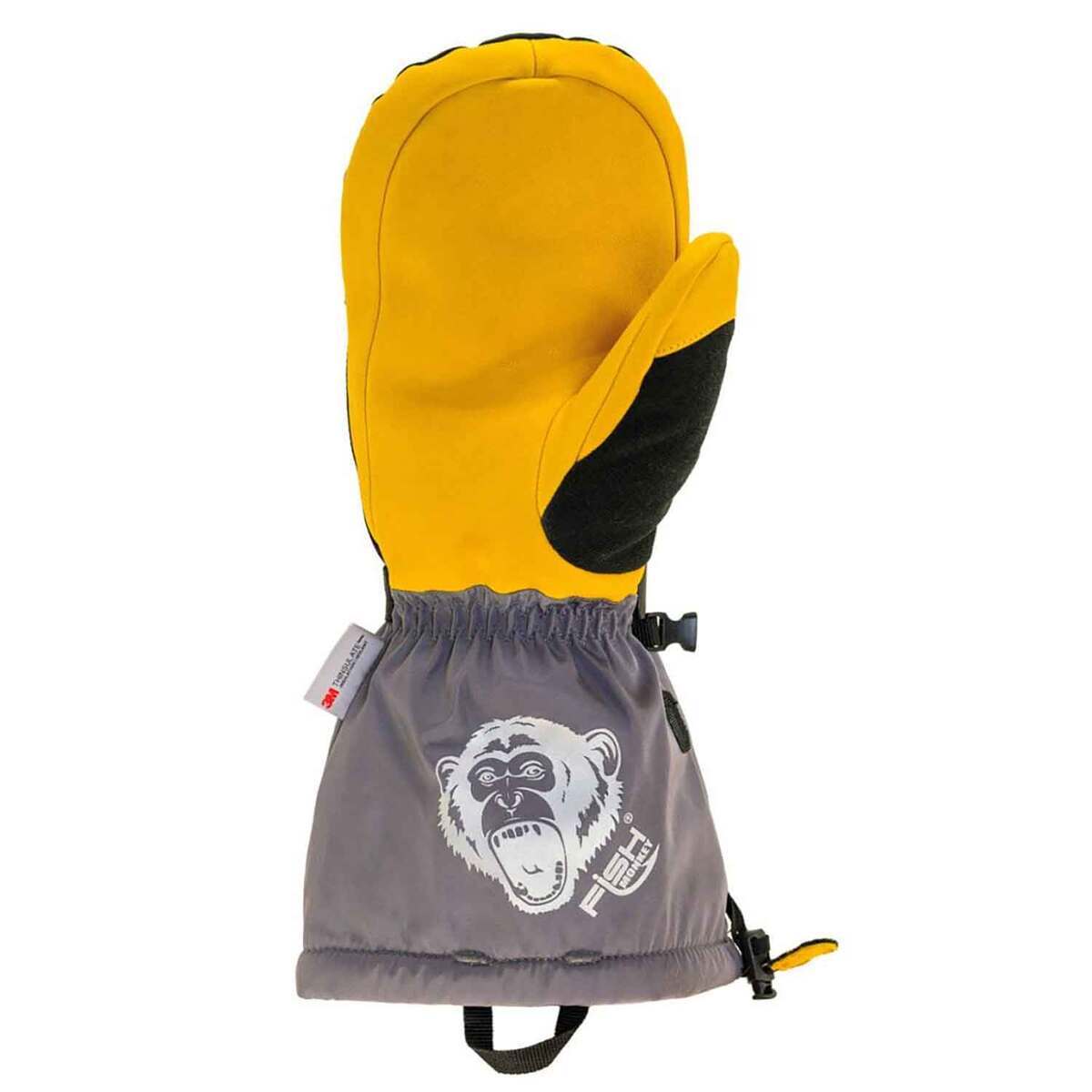 Fish Monkey Yeti Premium Unisex Ice Fishing Mitt Fish Monkey Yeti Premium Unisex Ice Fishing Mitt