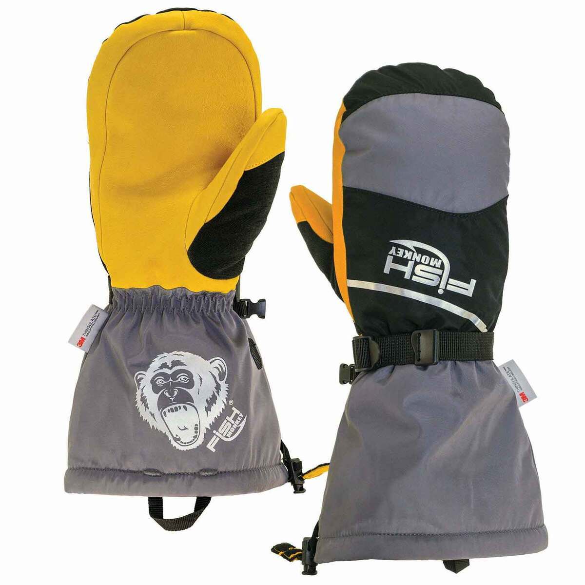 Fish Monkey Yeti Premium Unisex Ice Fishing Mitt Fish Monkey Yeti Premium Unisex Ice Fishing Mitt