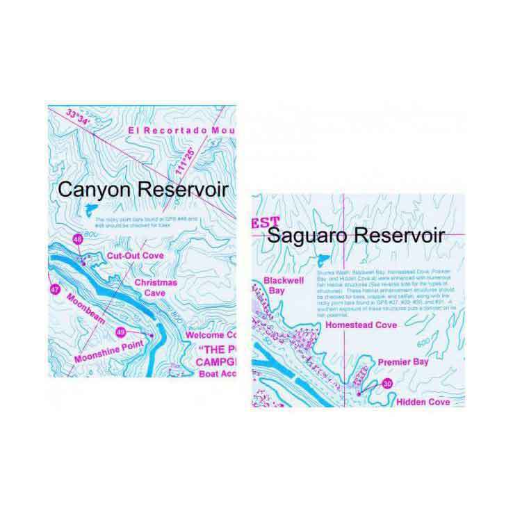 Fish N Map Apache, Canyon, Saguaro; AZ Fish N Map Apache, Canyon, Saguaro; AZ