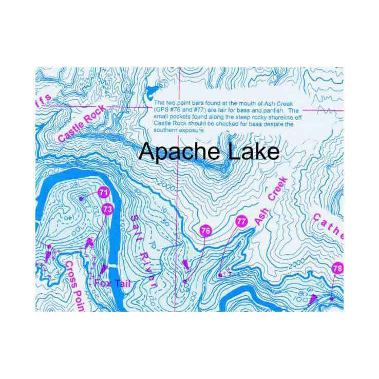 Fish N Map Apache, Canyon, Saguaro; AZ Fish N Map Apache, Canyon, Saguaro; AZ