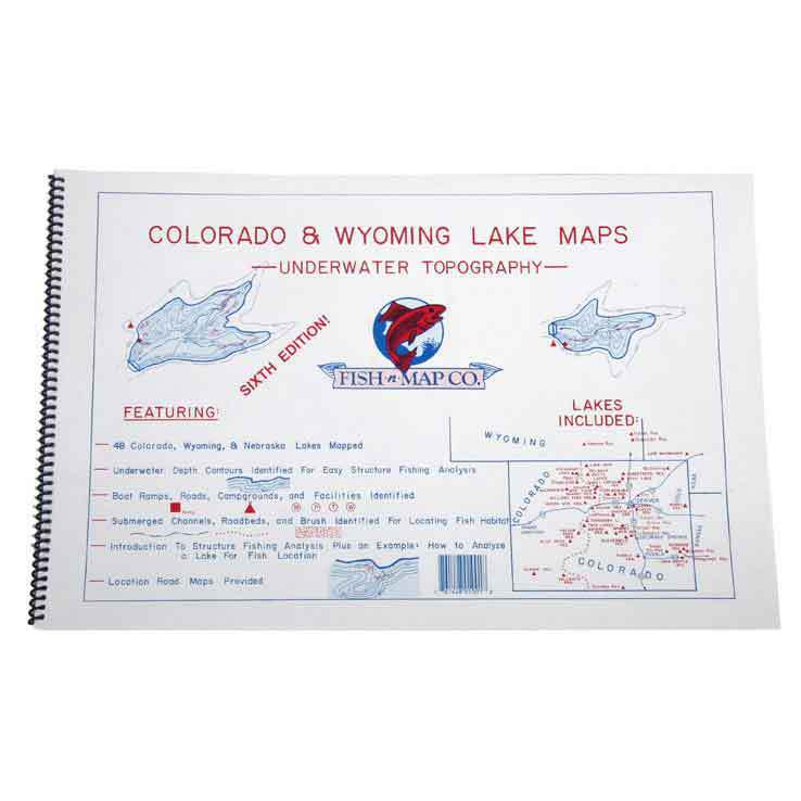 Fish N Map Colorado, Wyoming Lake Atlas Fish N Map Colorado, Wyoming Lake Atlas