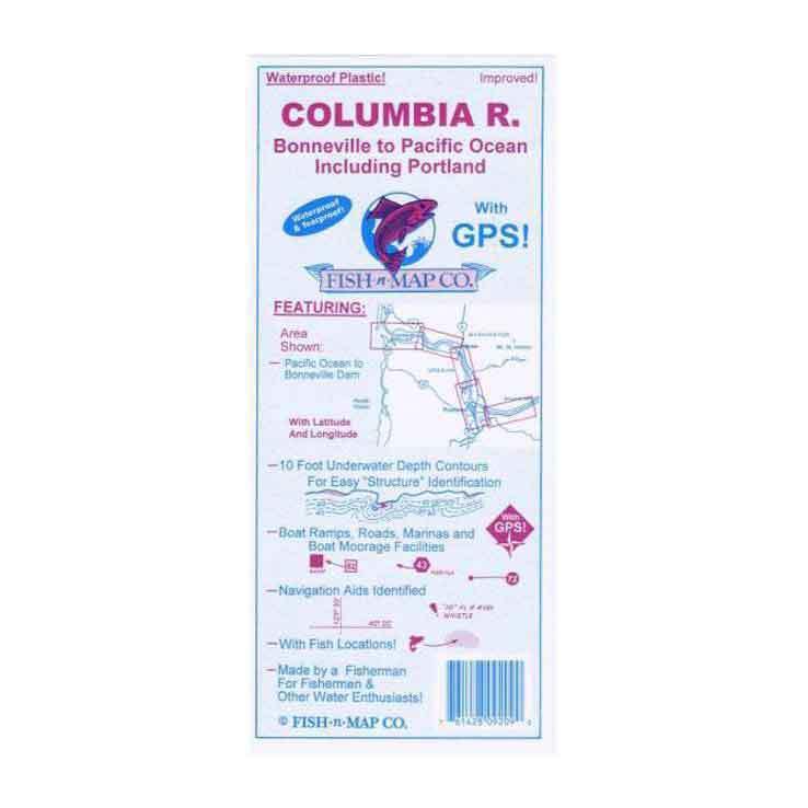 Fish N Map Columbia River Lower Fish N Map Columbia River Lower