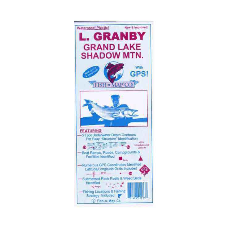 Fish N Map Grandy, Grand L., Shadow Mtn; CO Fish N Map Grandy, Grand L., Shadow Mtn; CO