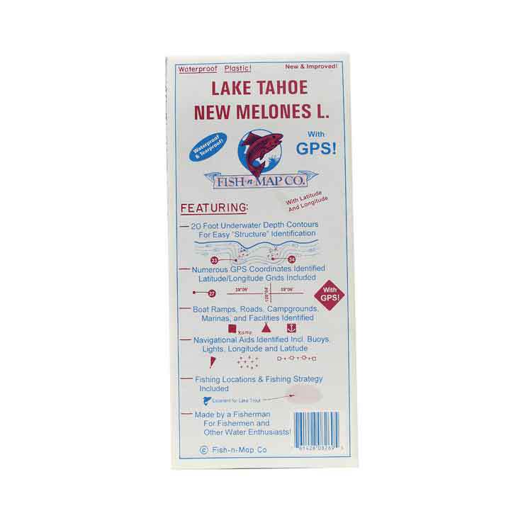 Fish N Map Lake Tahoe/New Melones; NV Fish N Map Lake Tahoe/New Melones; NV