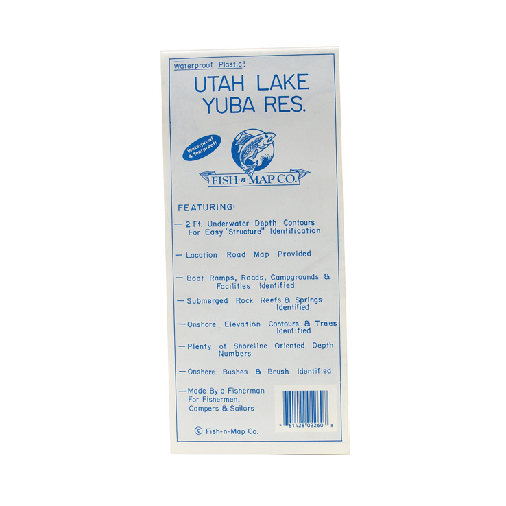 Fish N Map Utah Lake/Yuba; UT Fish N Map Utah Lake/Yuba; UT