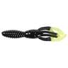 Fish Stalker Crappie Craw Bait- Black/Chartreuse, 1-1/2in, 10pk - Black/Chartreuse