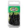 Fish Stalker Crappie Craw Bait- Black/Chartreuse, 1-1/2in, 10pk - Black/Chartreuse