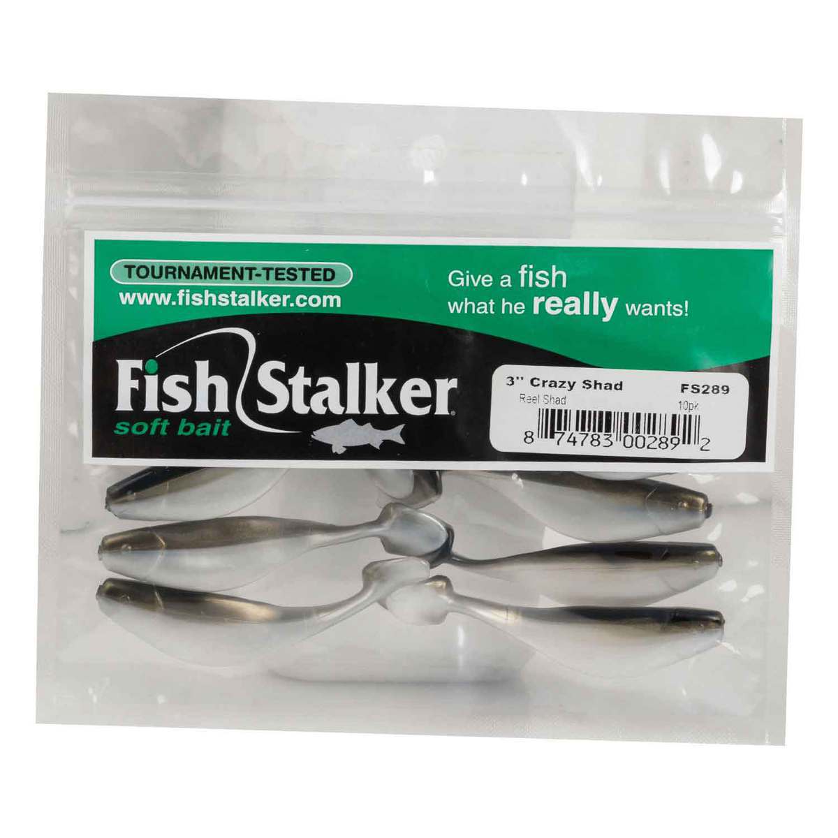 Fish Stalker Crazy Shad Paddle Tail Swimbait Fish Stalker Crazy Shad Paddle Tail Swimbait