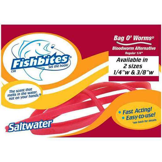 Fishbites Bag O Worms - Red