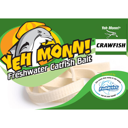 Fishbites Yeh Monn! Freshwater Catfish Bait - Tan/Crawfish - Fishbites