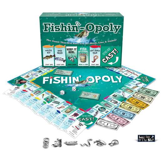 Fishin'-Opoly Board Game - Green
