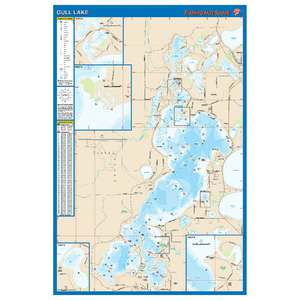 Fishing Hot Spots Gull Lake (Crow Wing/Cass Co. Fishing Map, MN) Fishing Map
