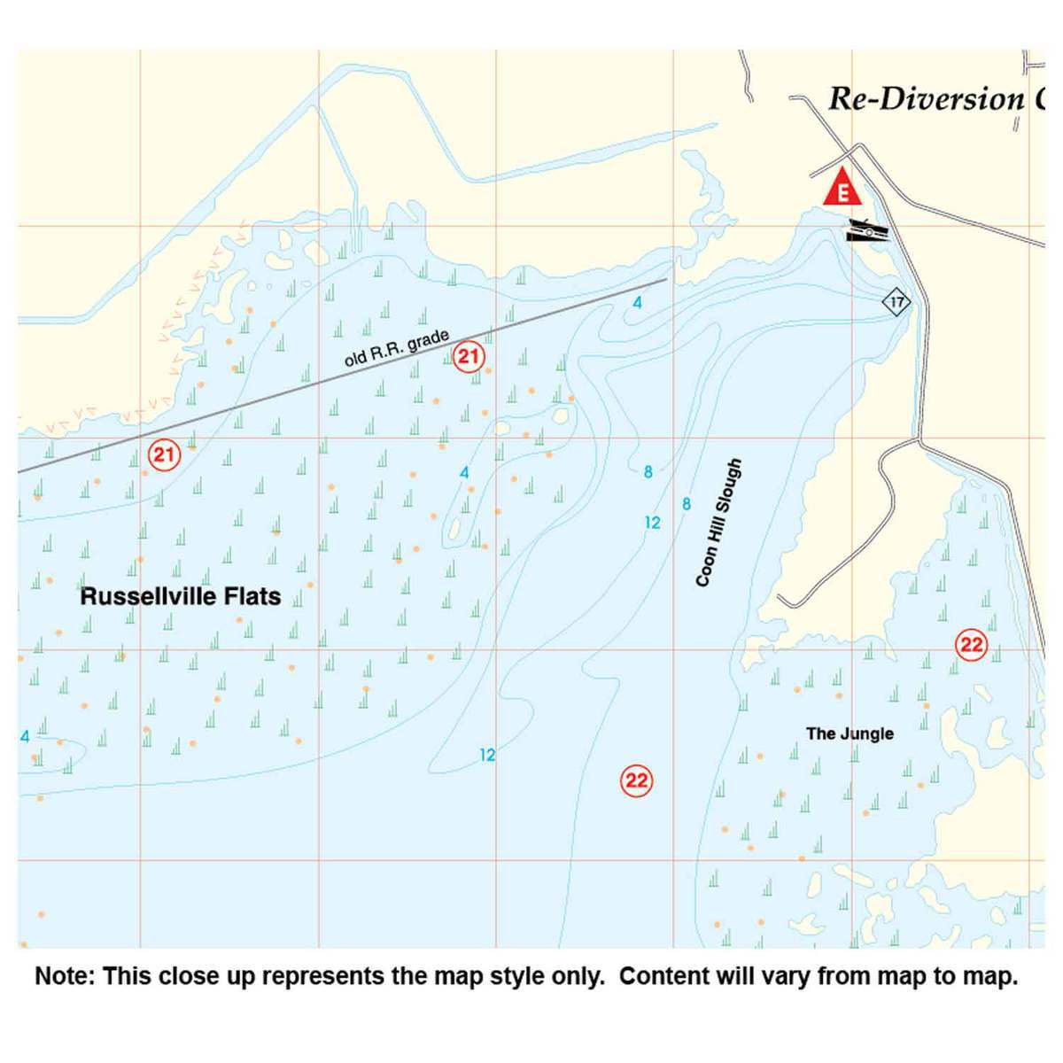 Fishing Hot Spots Lake of the WoodsSE Fishing Map