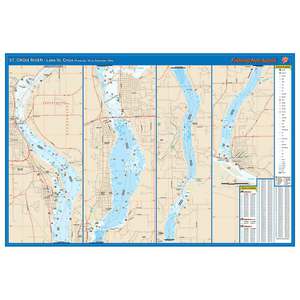 Fishing Hot Spots St. Croix River (Prescott to Stillwater) Fishing Map
