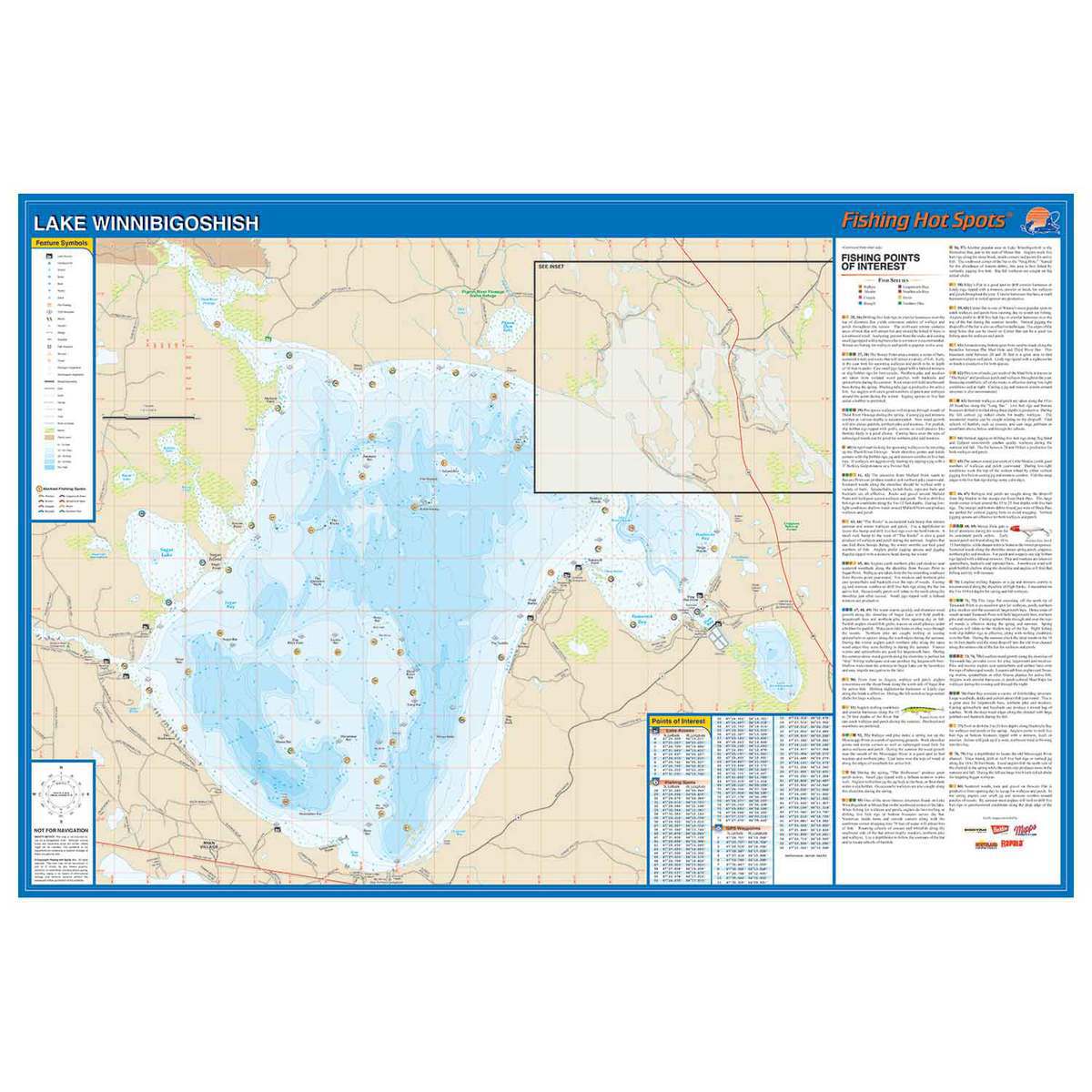 Fishing Hot Spots Winnibigoshish Fishing Map Sportsman S Warehouse Lake Winnibigoshish Fishing Map