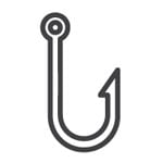 Fishing hook icon