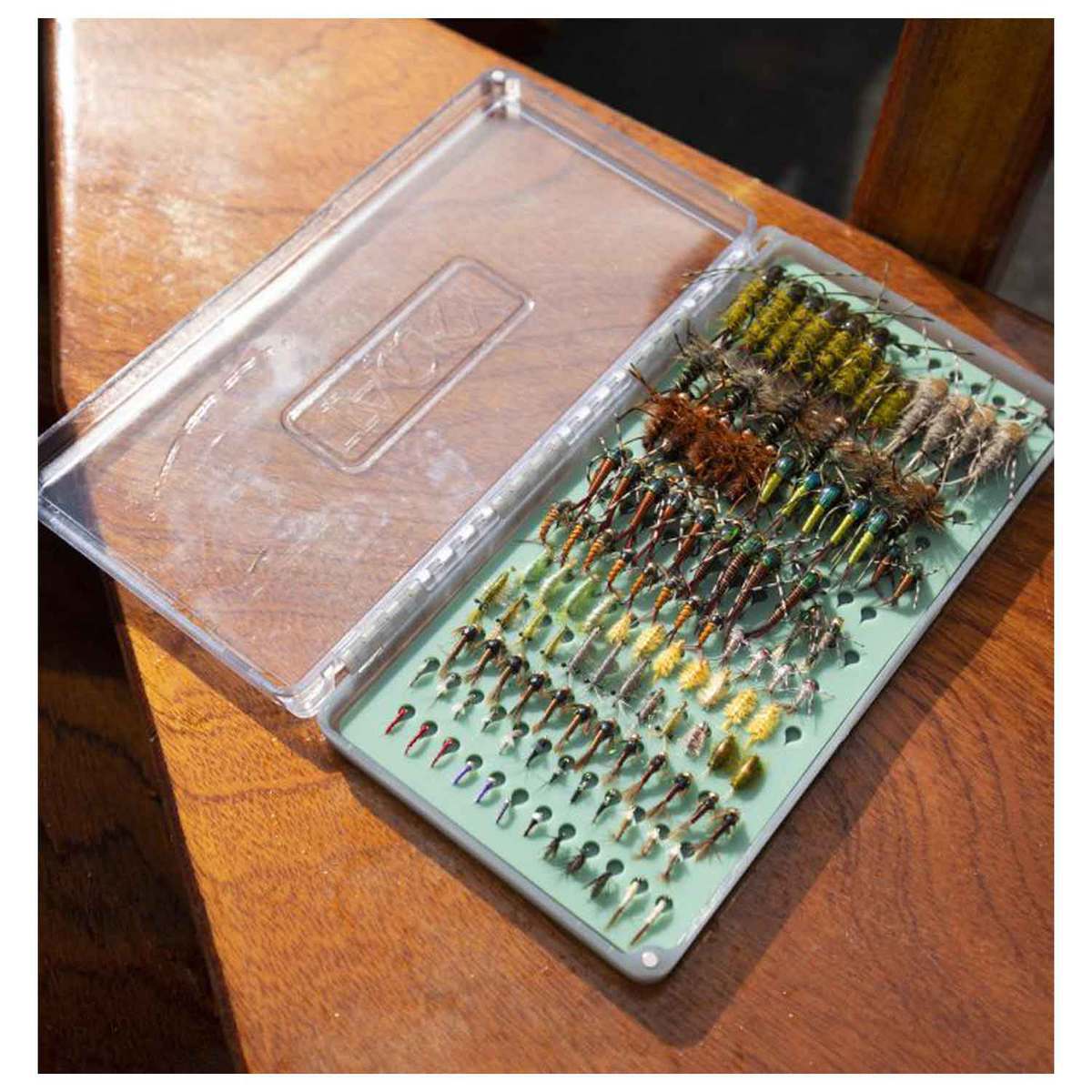 Fishpond Tacky Original Fly Box- Clear, Standard Size - Clear Standard Fishpond Tacky Original Fly Box- Clear, Standard Size - Clear Standard