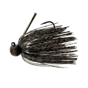 Fitzgerald Fishing Thrift Tungsten Micro Finesse Skirted Jig - Black/Blue, 3/4oz