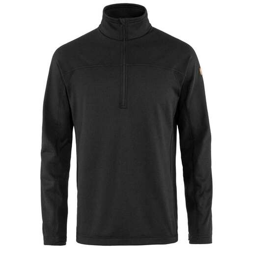 Fjallraven Men's Abisko Lite Half Zip Fleece Jacket - Black XS