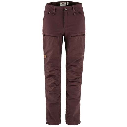 Fjallraven Women's Keb Agile Trekking Trousers - Laurel Green/Deep Forest 38