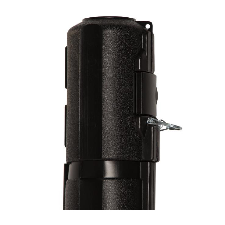 Flambeau Bazuka Pro Tube Rod Case - Black, 63-87in - Black 3in Dia. x 63in collapsed Flambeau Bazuka Pro Tube Rod Case - Black, 63-87in - Black 3in Dia. x 63in collapsed