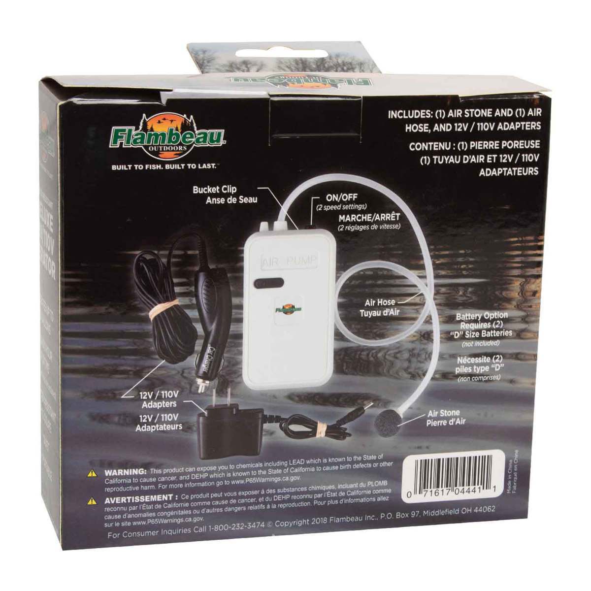 Flambeau Deluxe 12V/110V Aerator Bait Storage Accessory - White Deluxe Flambeau Deluxe 12V/110V Aerator Bait Storage Accessory - White Deluxe